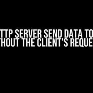 Can an HTTP Server Send Data to a Client Without the Client’s Request?